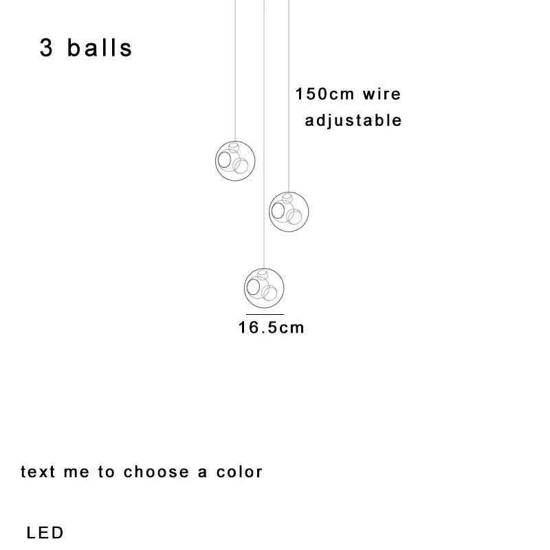 Amber Glass Sphere Dimmable Pendant Light
