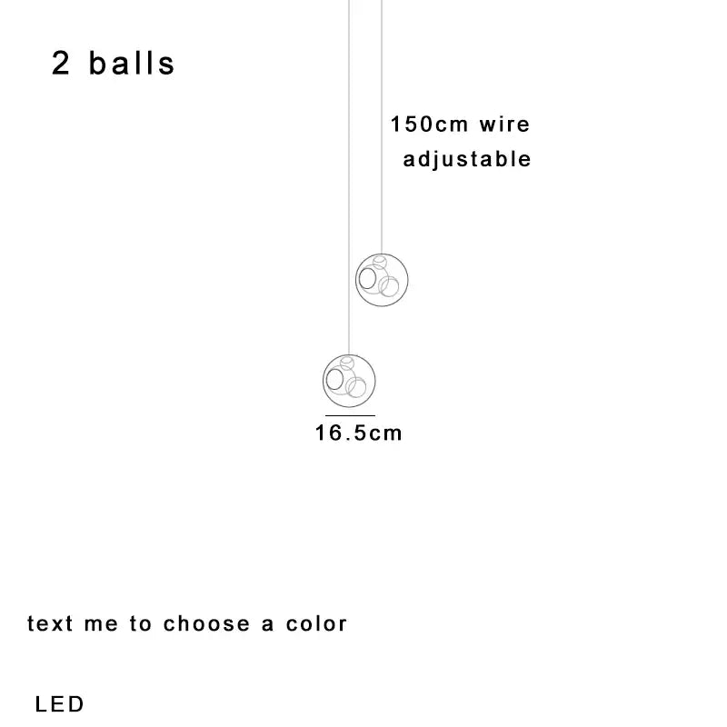 Amber Glass Sphere Dimmable Pendant Light