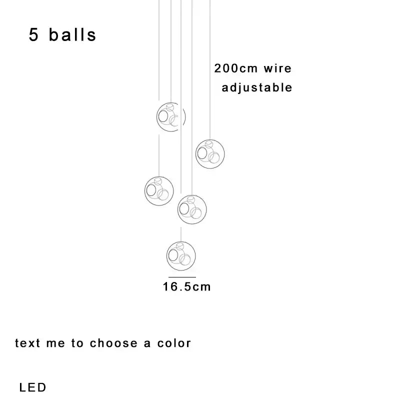 Amber Glass Sphere Dimmable Pendant Light