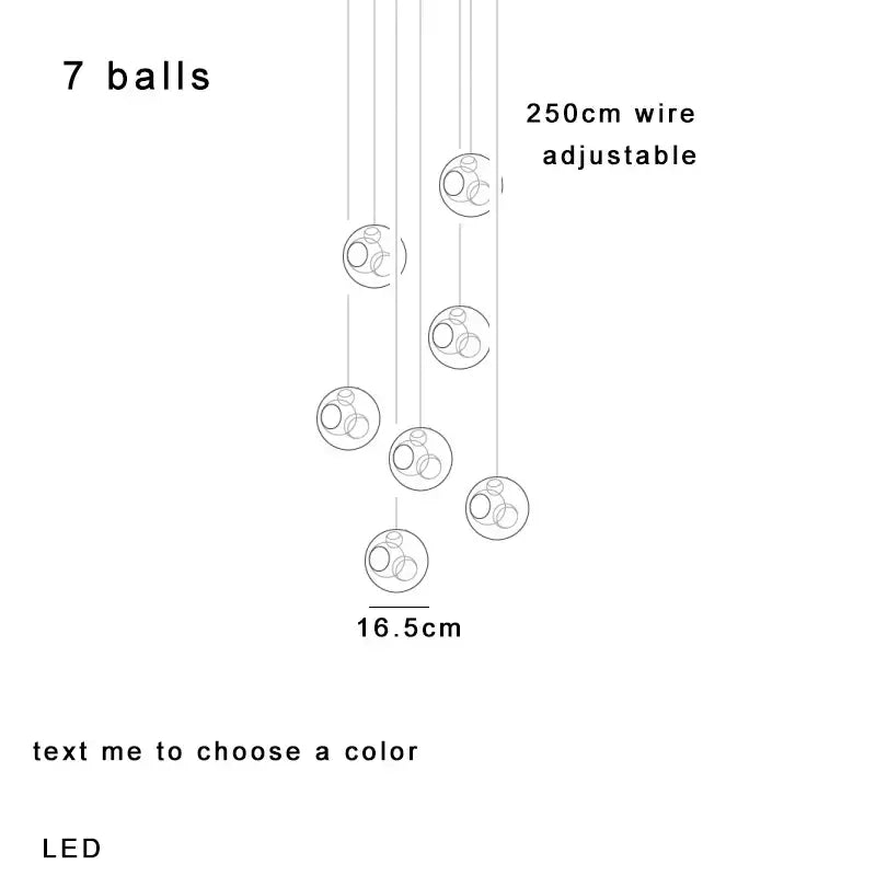 Amber Glass Sphere Dimmable Pendant Light