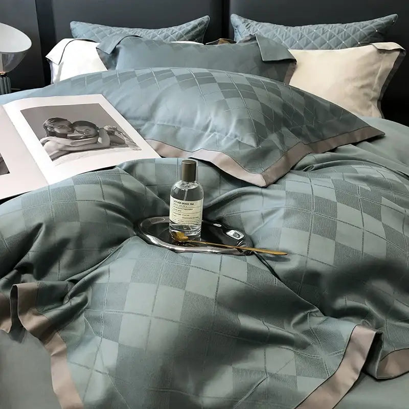 Blush Pink Jacquard Bedding