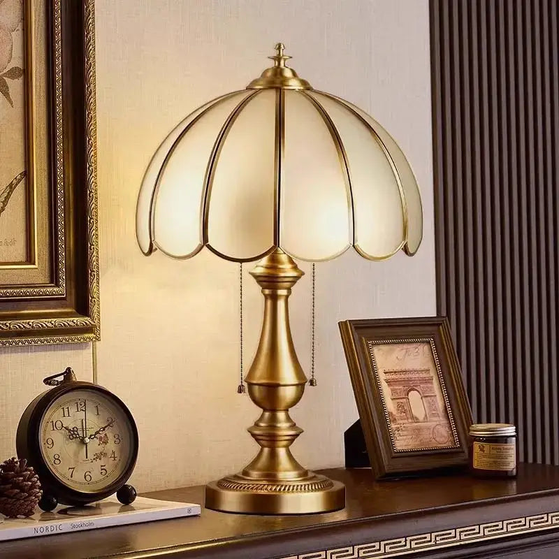 Crystal Brass Floor Lamp