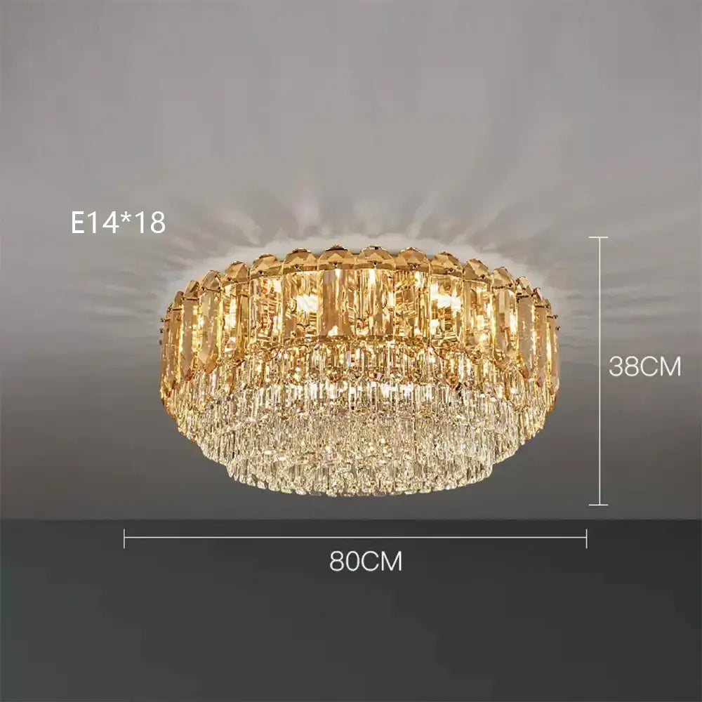 Gold LED 120cm Wall Lamp