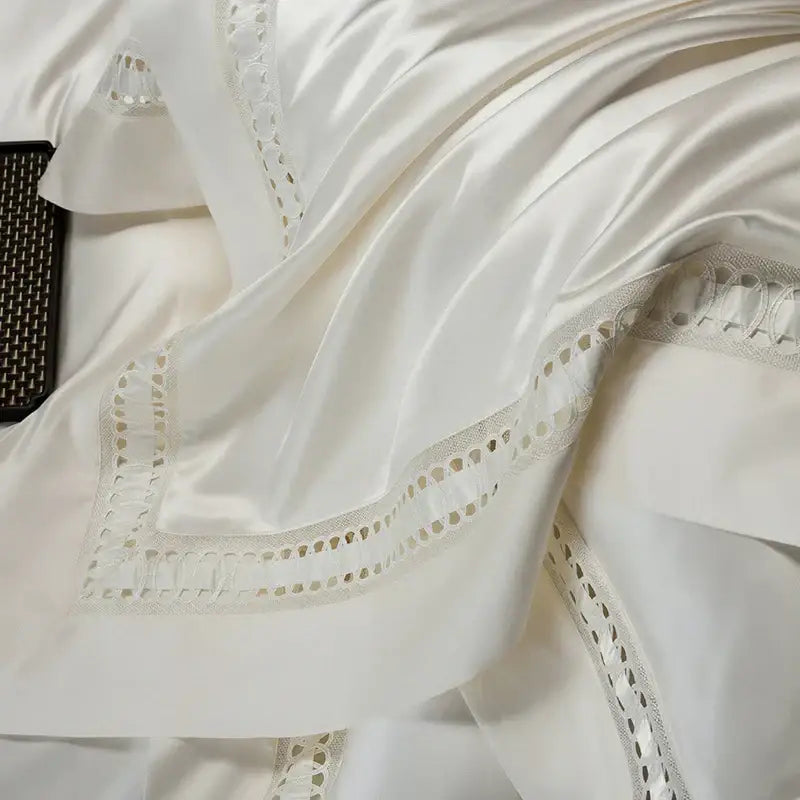 Egyptian Cotton Lace Bedding