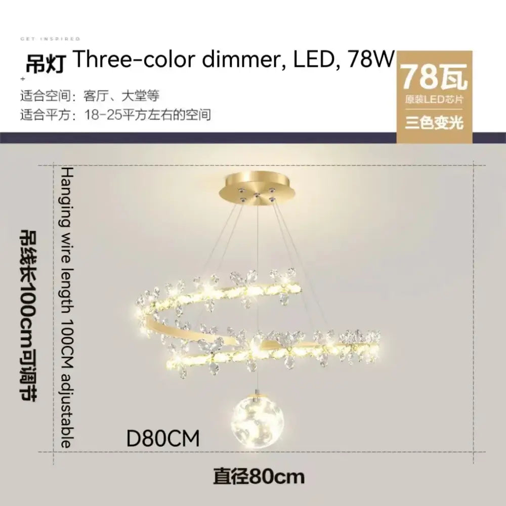 Gold Butterfly Nordic Ceiling Chandelier
