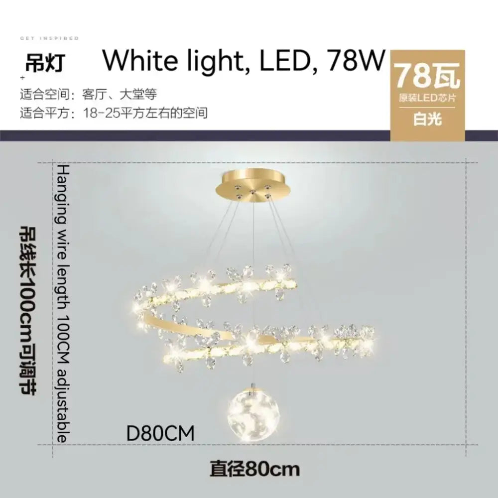 Gold Butterfly Nordic Ceiling Chandelier