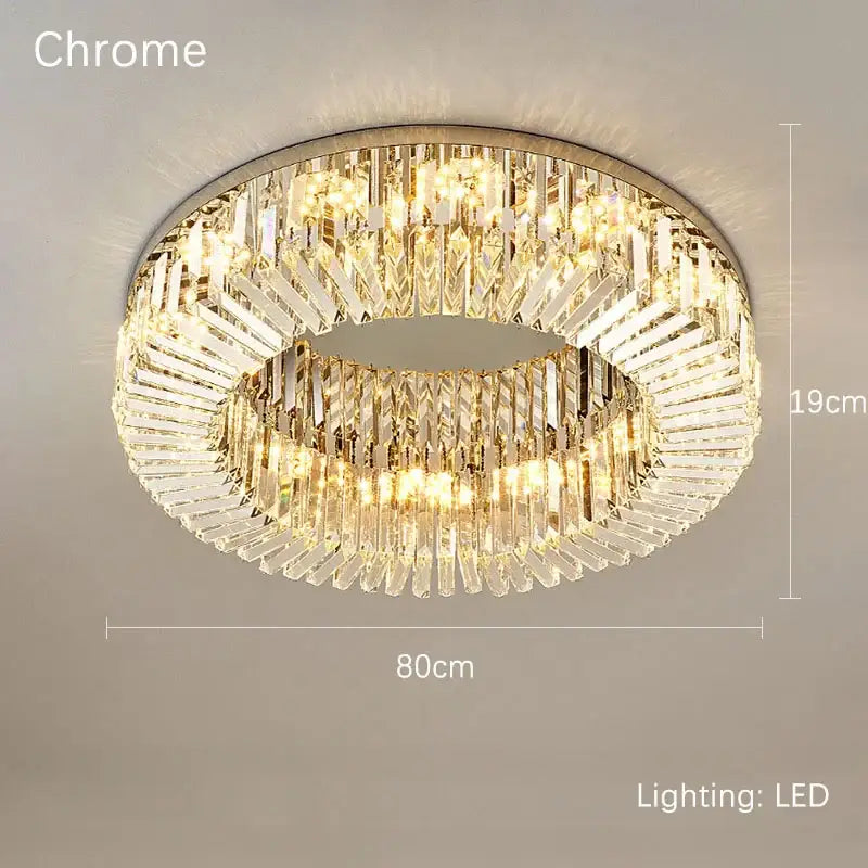 Gold LED Ring Ceiling Light