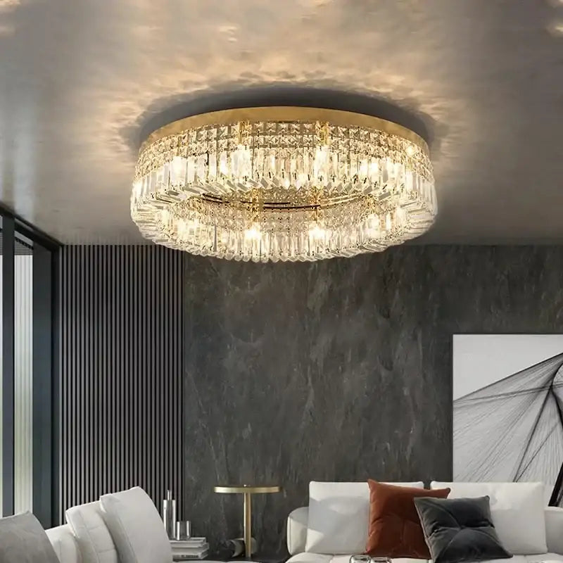 Gold LED Ring Ceiling Light