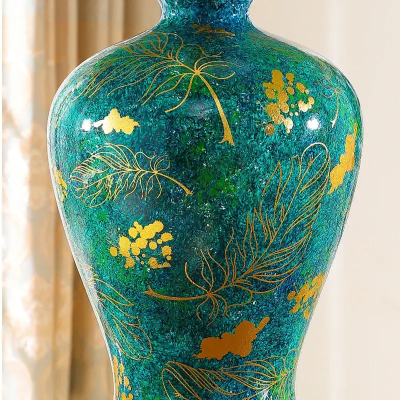 Emerald Ceramic Table Lamp