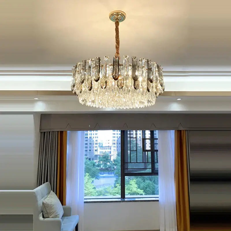 Gold Bronze Crystal Pendant