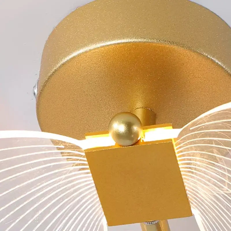 Gold Butterfly Copper Wall Sconce