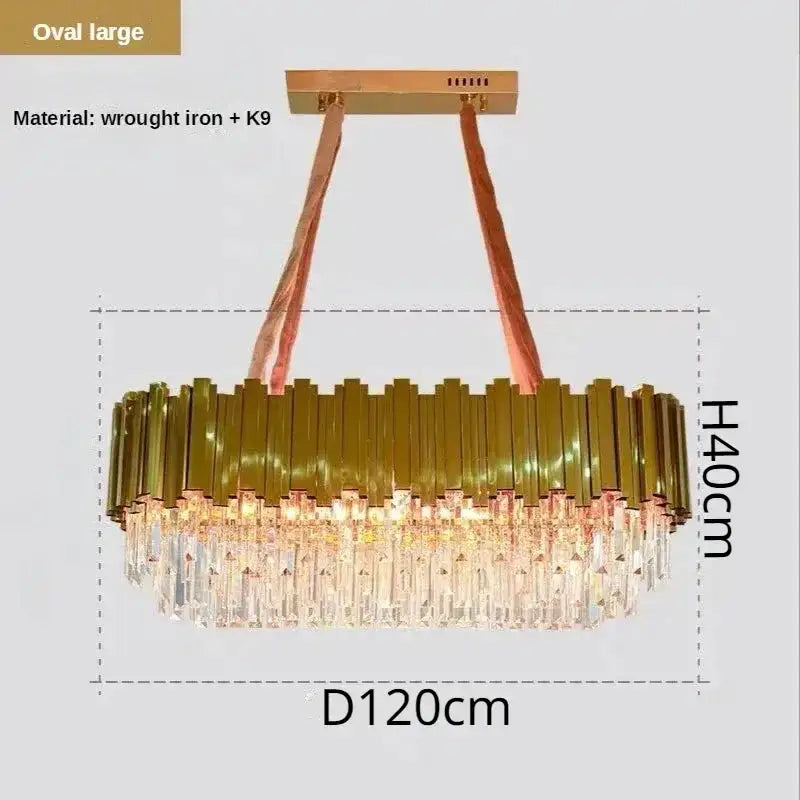 Gold Crystal Artistic Chandelier