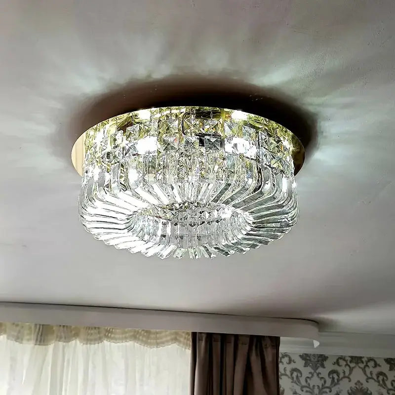Gold Crystal 17cm Ceiling Chandelier