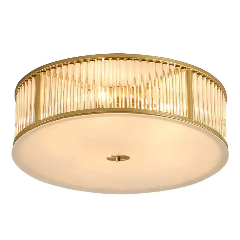 Gold Crystal LED Ceiling Lamp