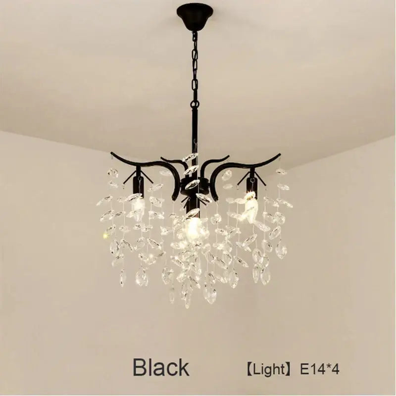 Gold Crystal LED Chandelier 4 To 13 Lights