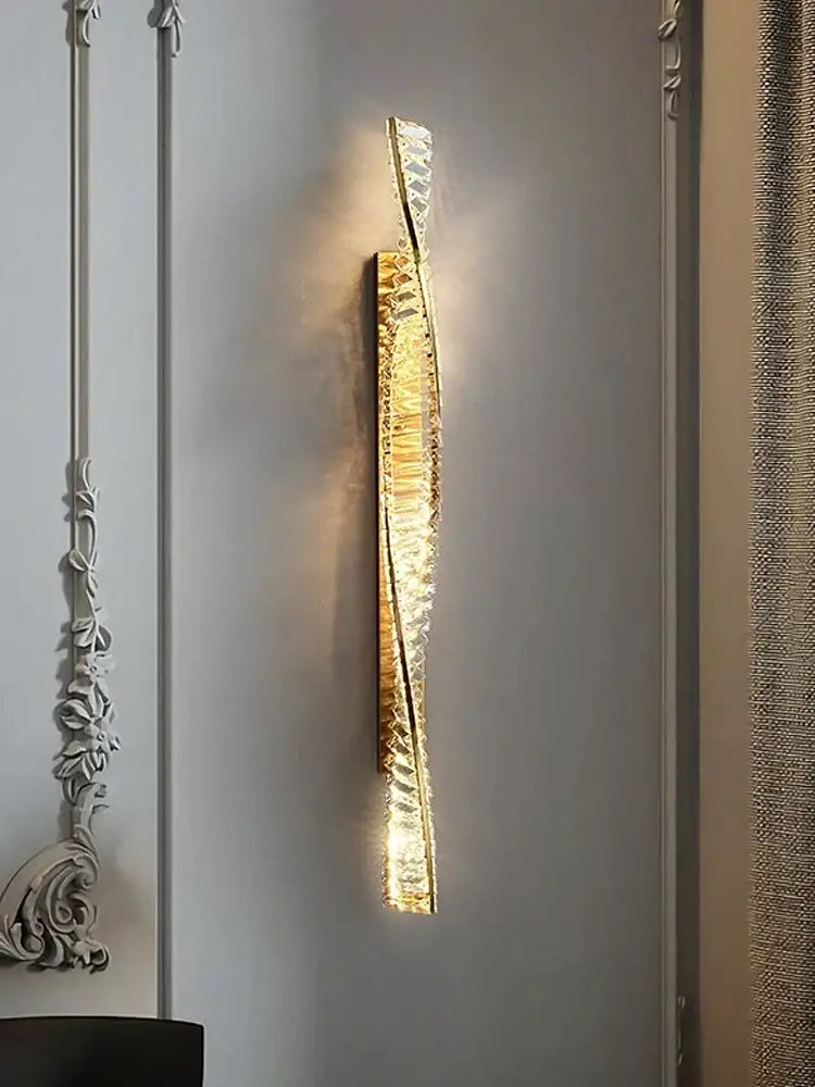 Crystal LED 100cm Wall Sconce