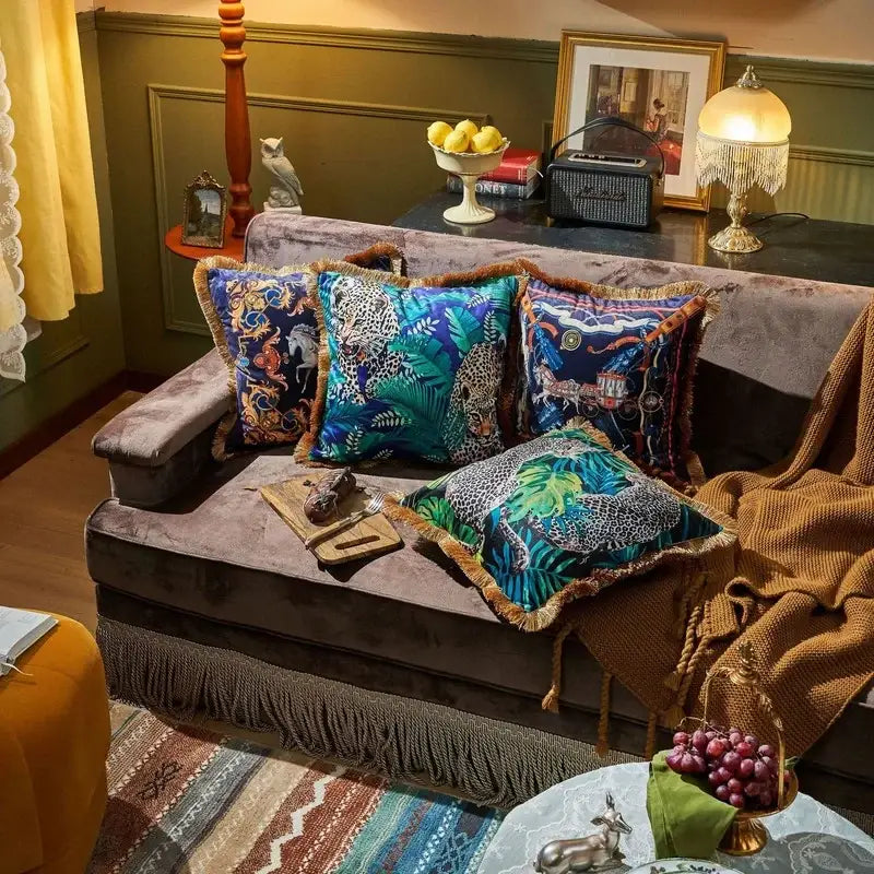 Velvet Animal Cushion Cover