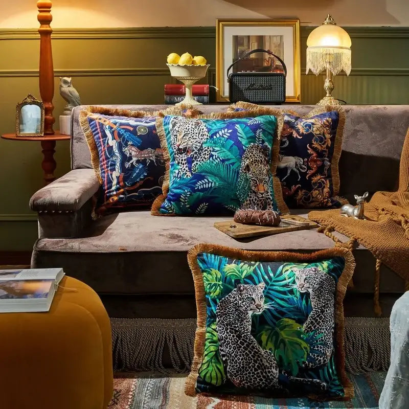 Velvet Animal Cushion Cover