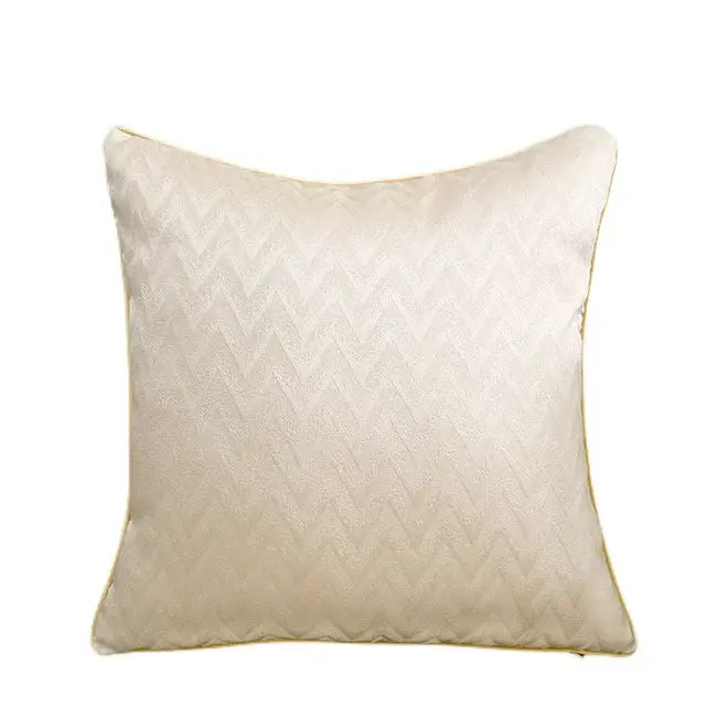 Silver Quilted Cushion Cover