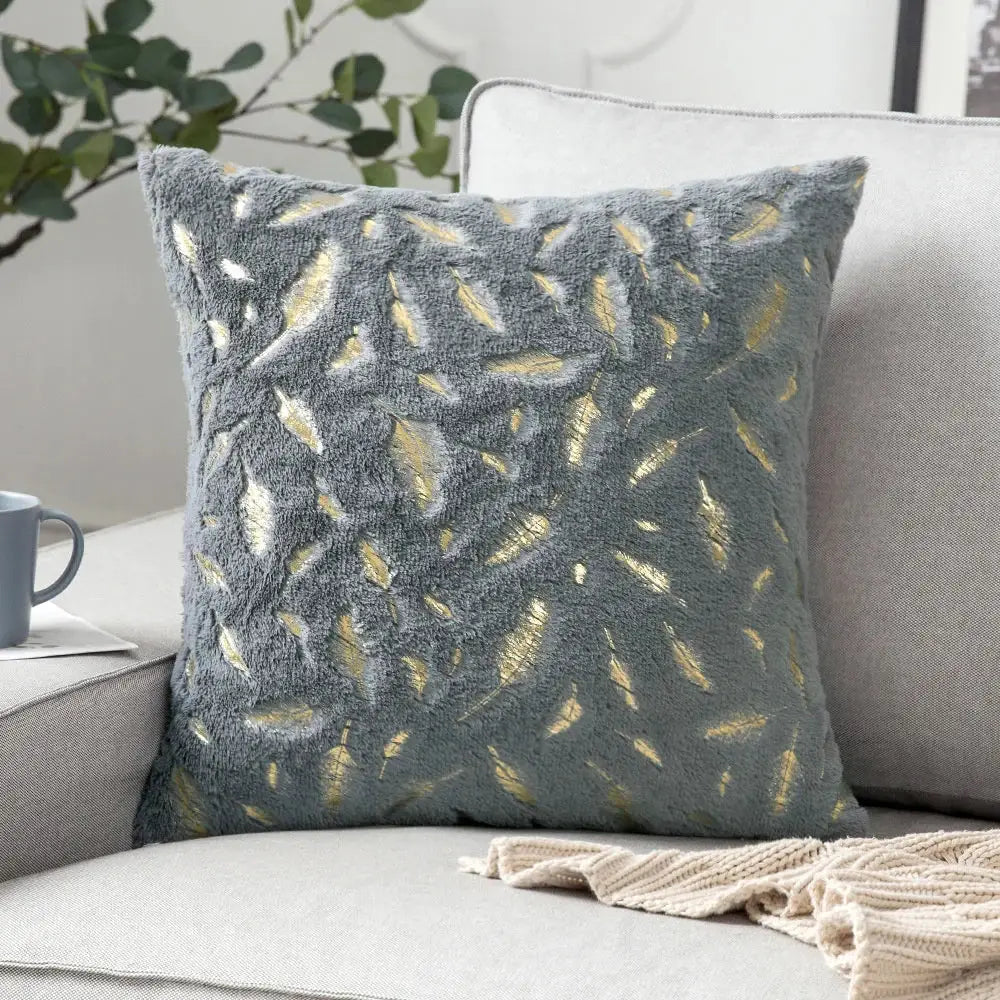 White Fur Cushion Cover