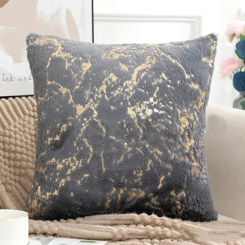 White Fur Cushion Cover