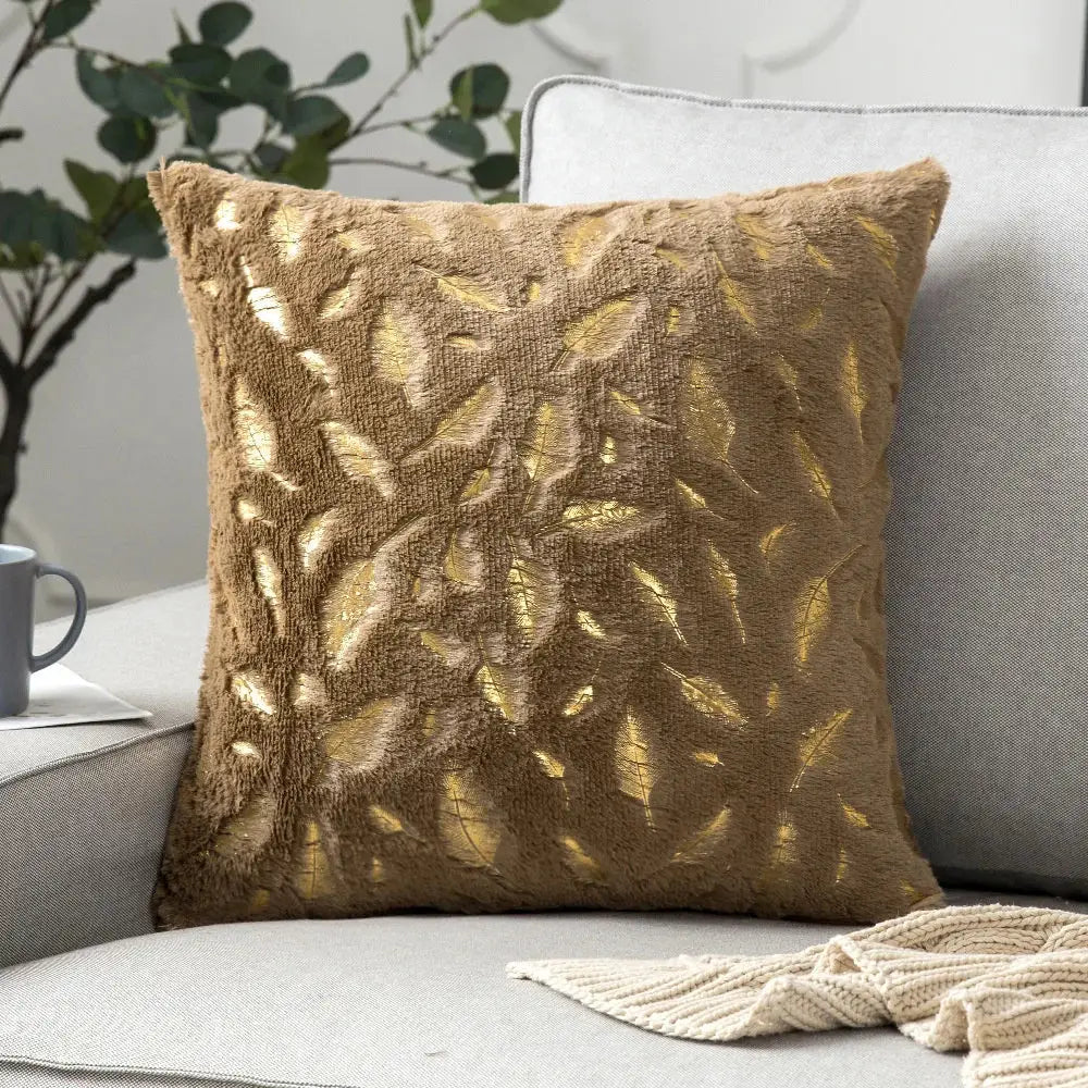 White Fur Cushion Cover