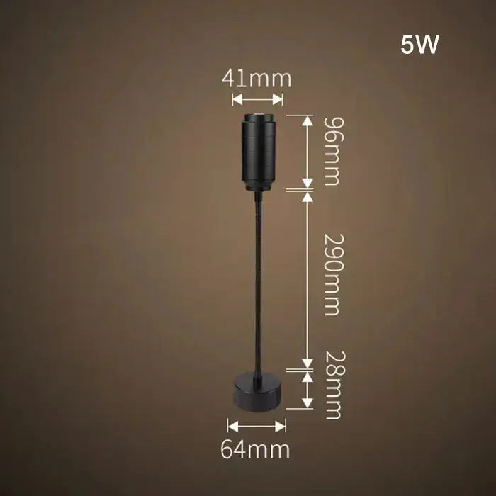 Black Adjustable Track Light 18W for Stores