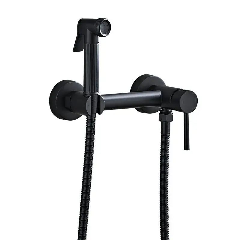 Black Bidet Faucet Set