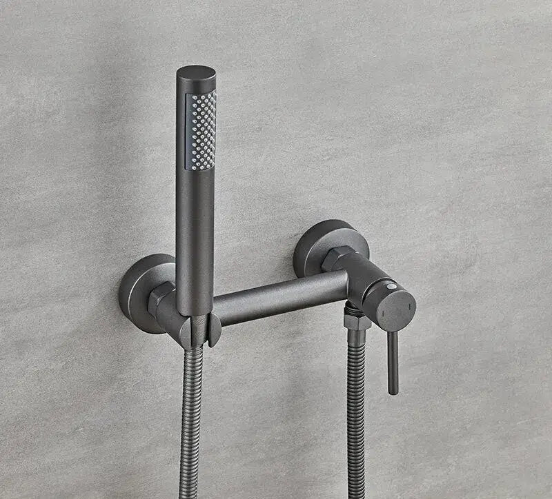 Black Bidet Faucet Set