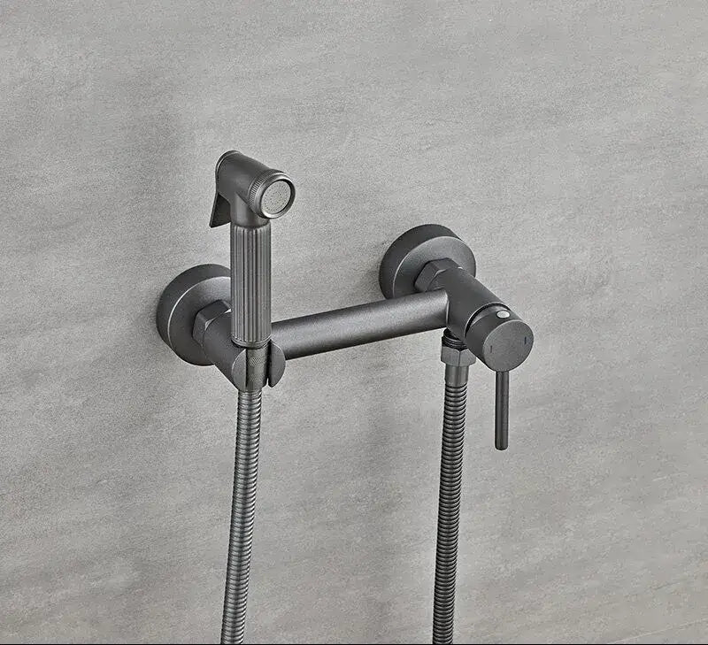 Black Bidet Faucet Set