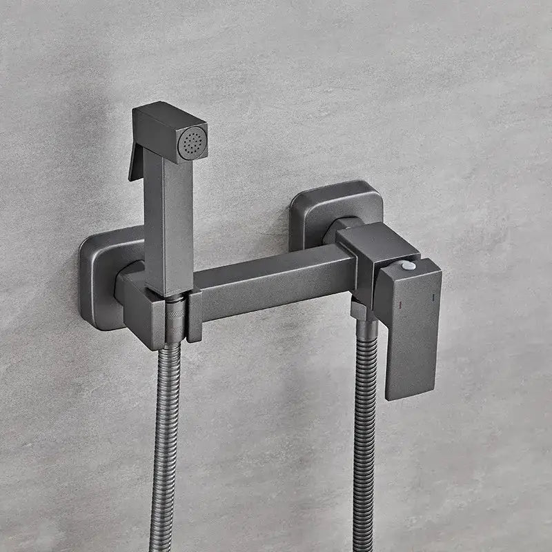 Black Bidet Faucet Set
