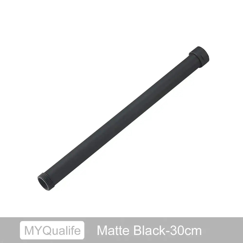 Black Brass Faucet Extension