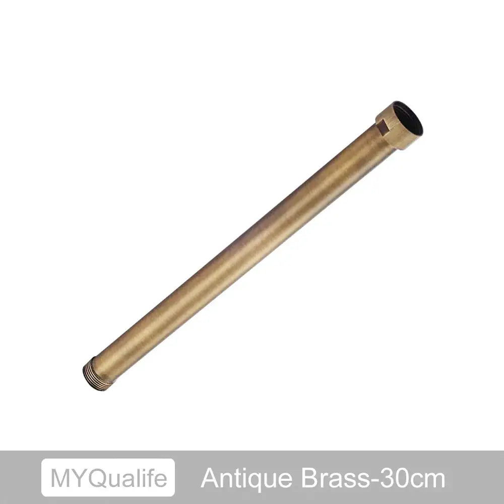 Black Brass Faucet Extension