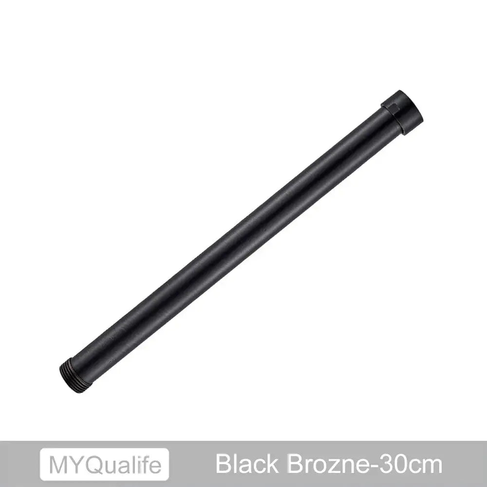 Black Brass Faucet Extension