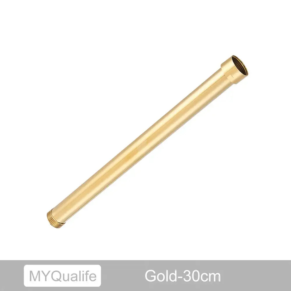 Black Brass Faucet Extension