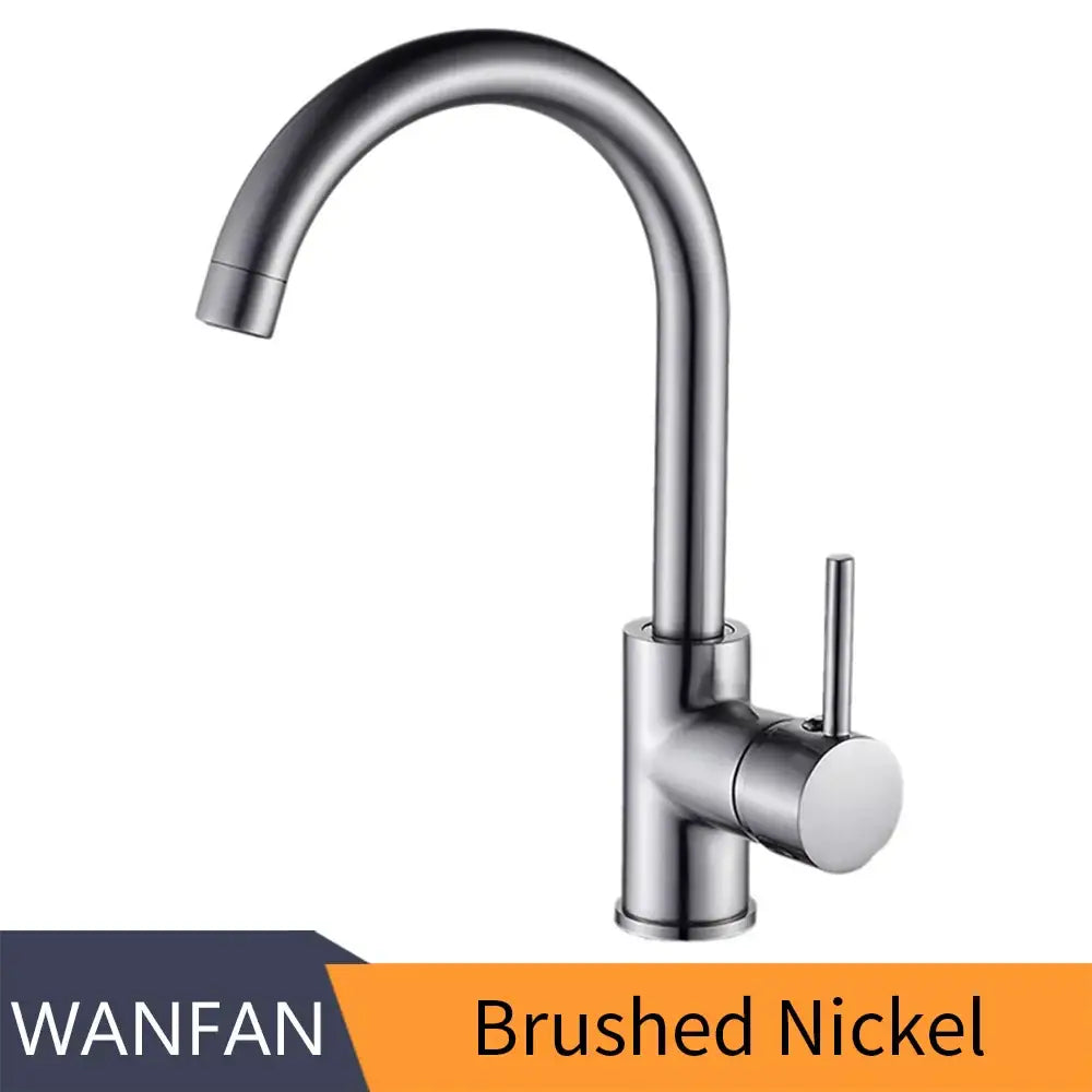 Black Brass Swivel Faucet