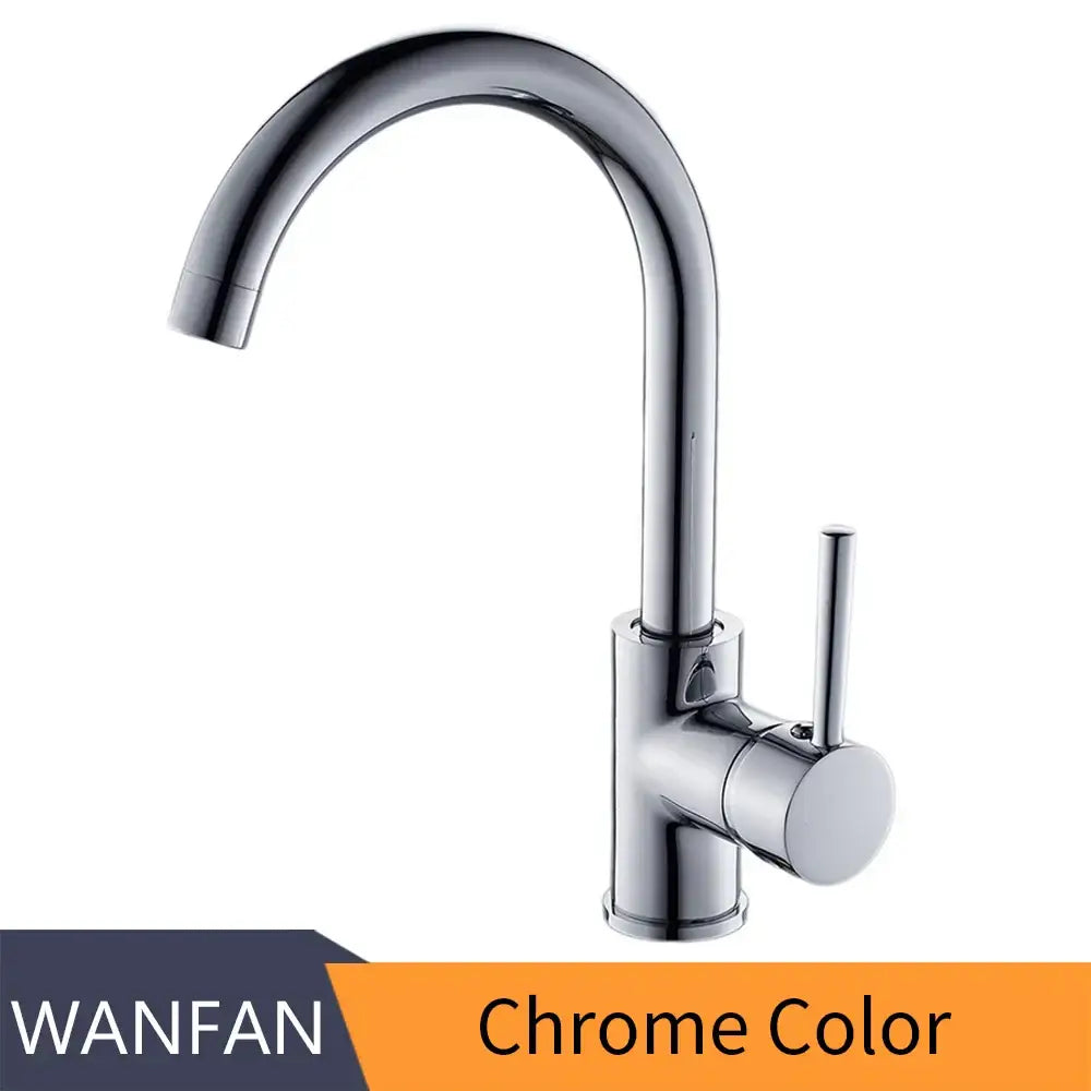 Black Brass Swivel Faucet
