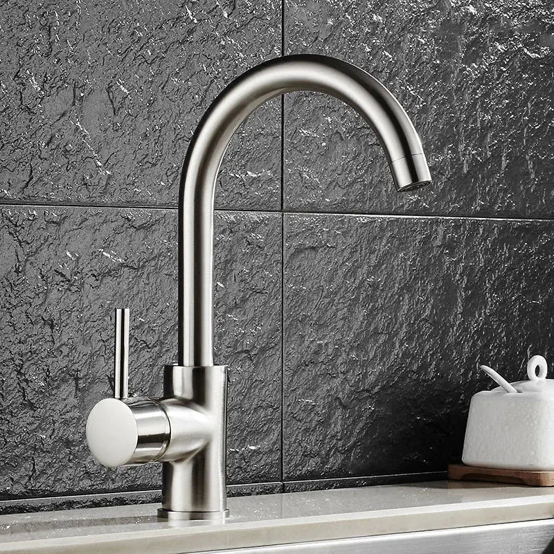 Black Brass Swivel Faucet