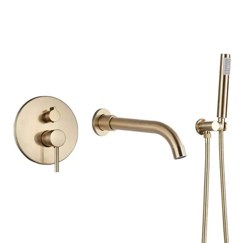 Black Bathtub Faucet Set