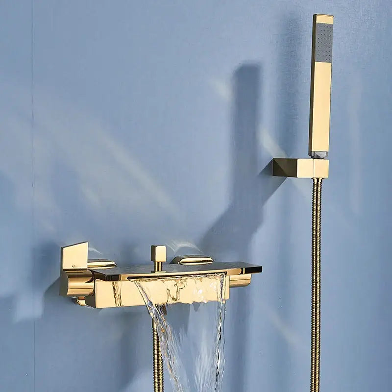 Black Waterfall Mixer Tap