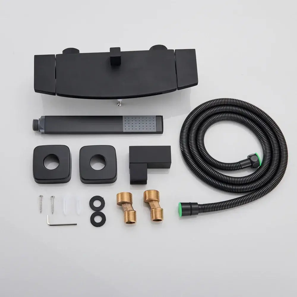 Black Waterfall Mixer Tap