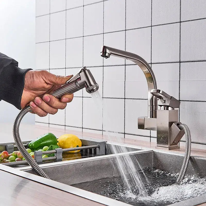 Matte Black Dual Faucet