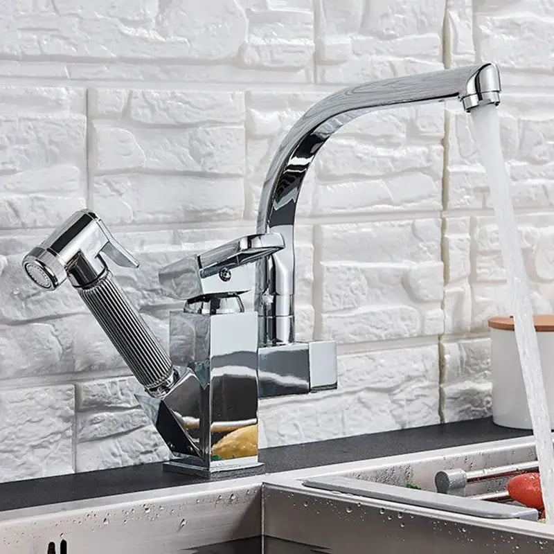 Matte Black Dual Faucet