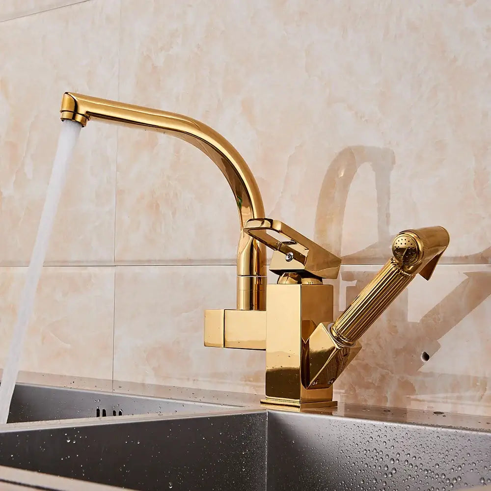 Matte Black Dual Faucet