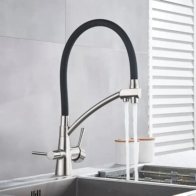 Black Purification Kitchen Faucet