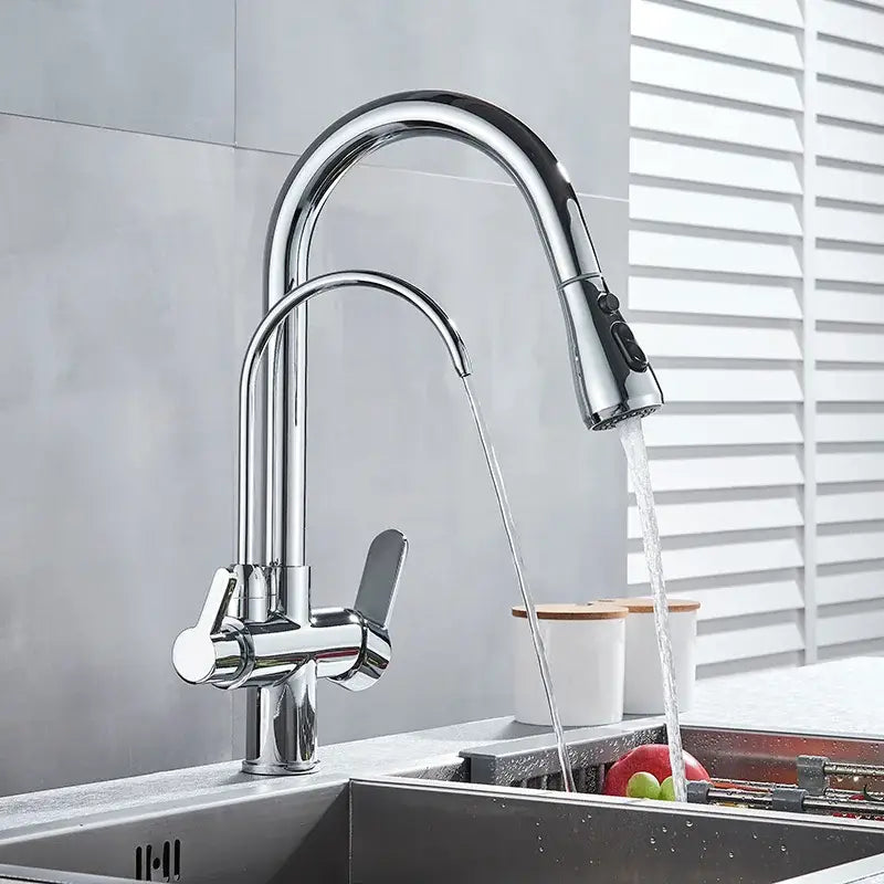 Black 360° Filter Faucet