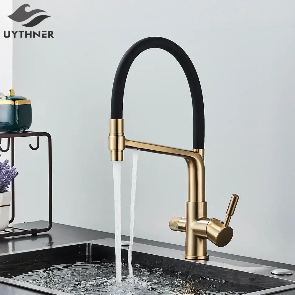 Black 360° Filter Faucet