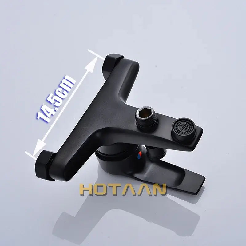 Black Wall Shower Faucet