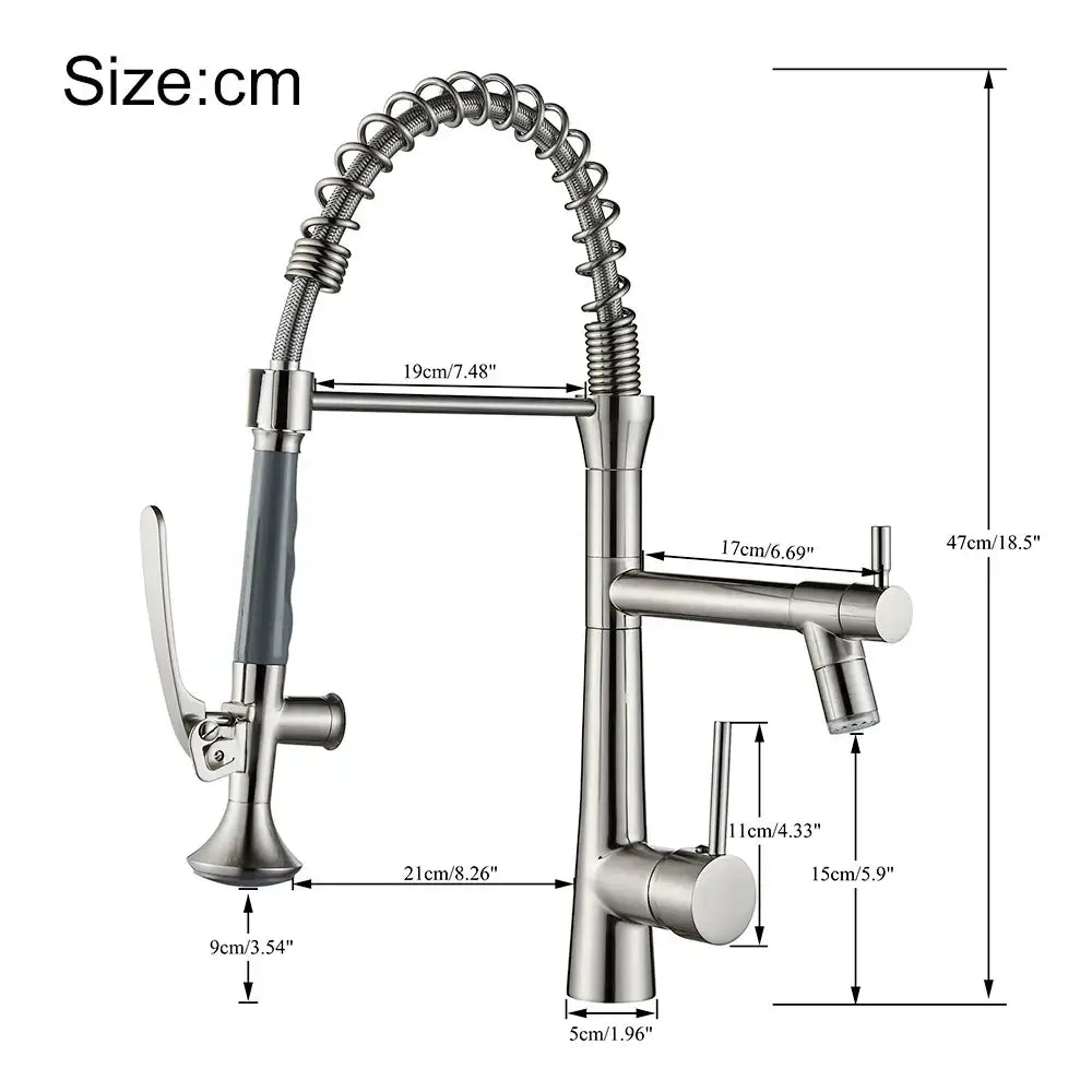Black LED Dual Faucet