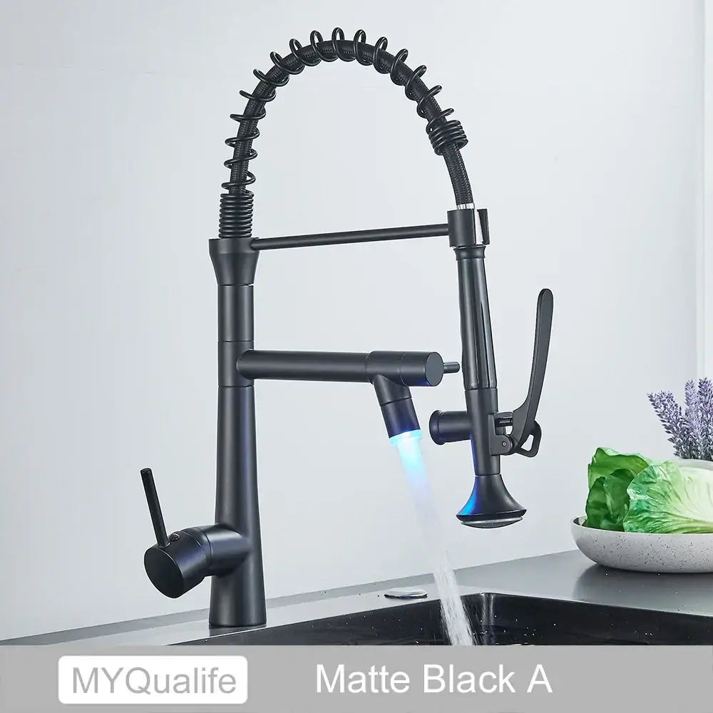 Black LED Dual Faucet